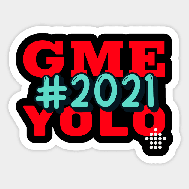 GME Yolo 2021 Sticker by Z1